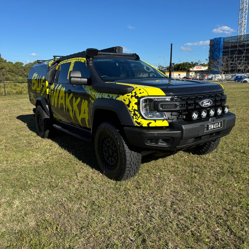 PRE - ORDER T&S Touring Light Bar Brackets to suit Baja Designs 5XL PRO Linkable LED Light Bar Kit (clear) - Ford Ranger Super Duty