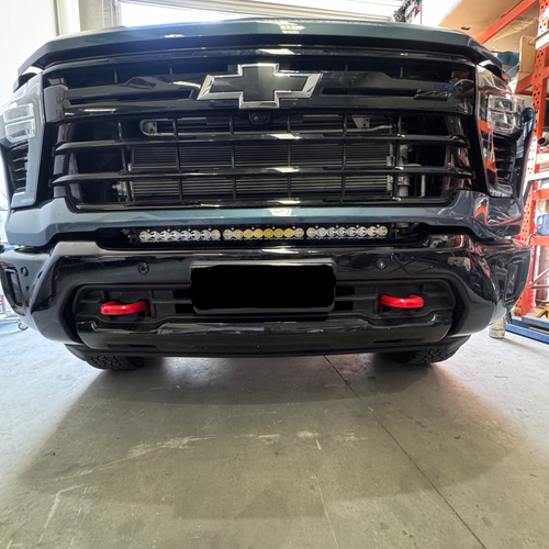 Chevrolet Silverado S8 30" Bumper Light Bar Bracket to Suit 2500 + 3500 HD 2024-2026
