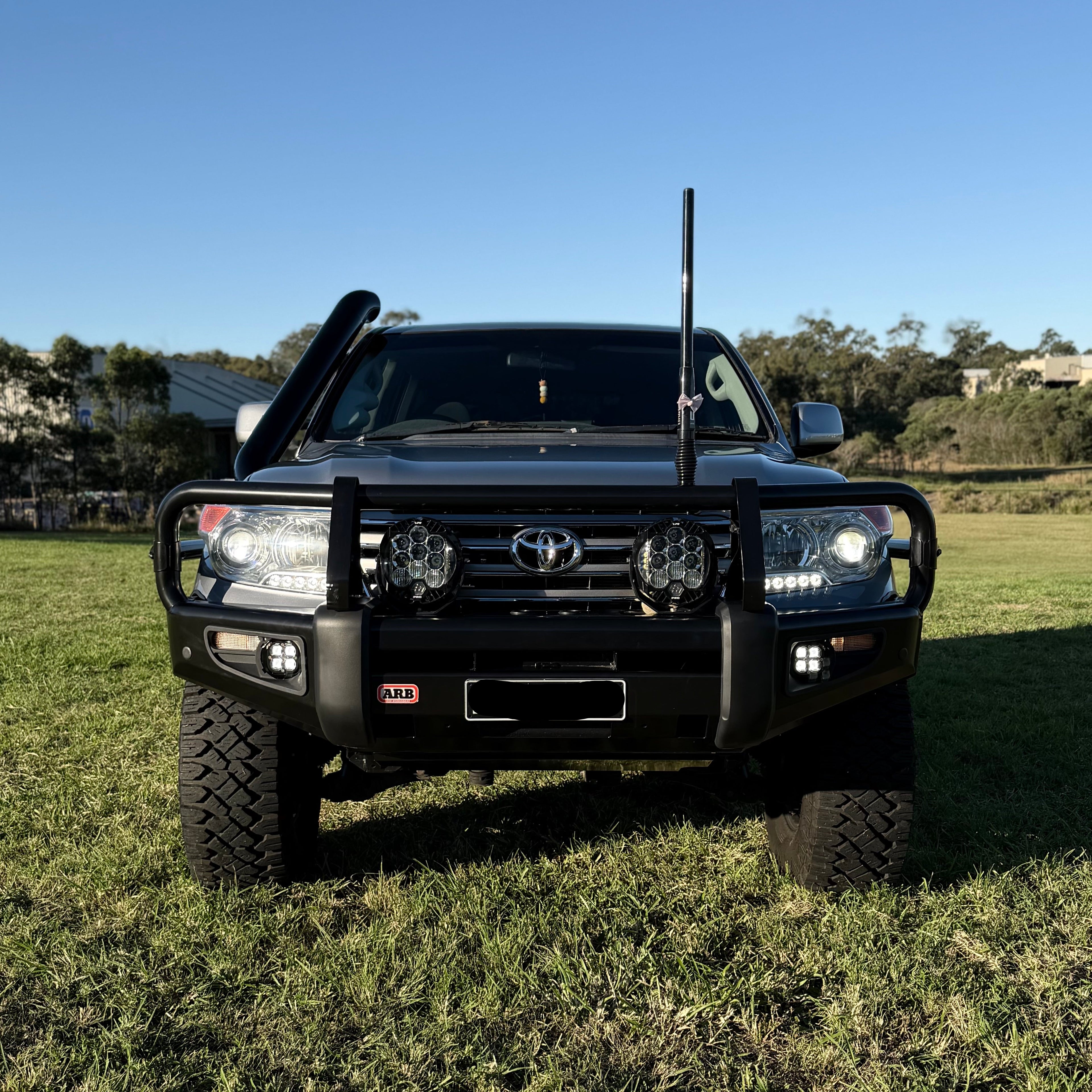 T&S Touring Fog light bracket to suit ARB Deluxe Bullbar x Baja Designs Squadron SAE LED pod - Kit